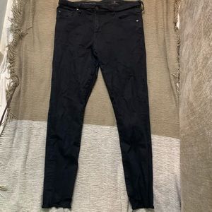2/$20 all pants/jeans Ag Farrah Skinny black jeans